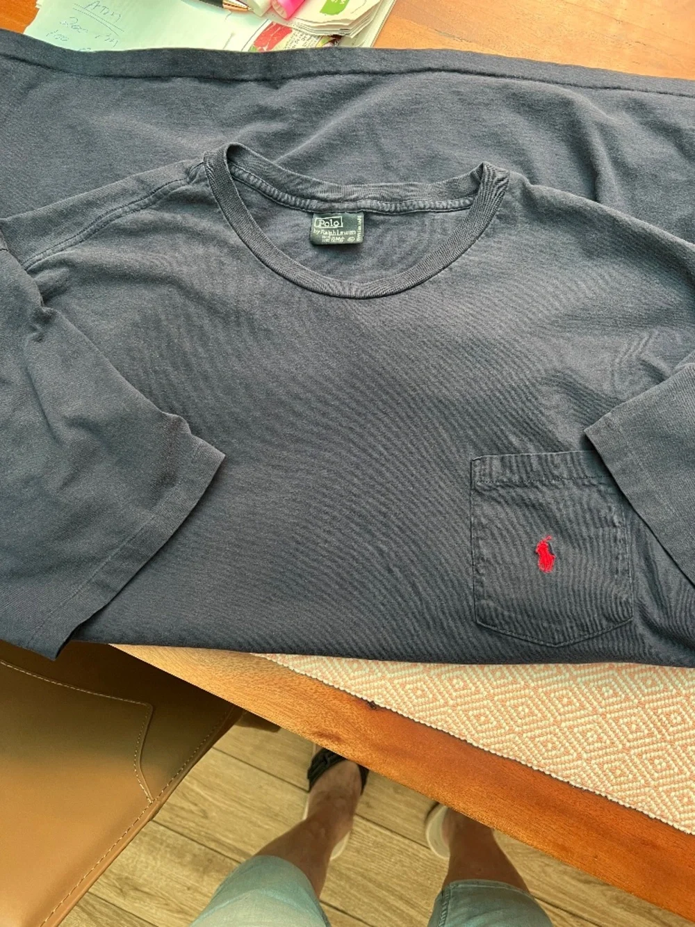 Polo Ralph Lauren S/S Crew Neck Polo Shirt Daek Blue Sz XL